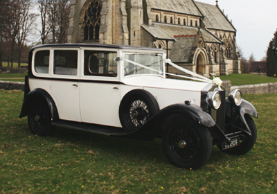 1933 Rolls Royce 20 wedding car for hire in North Yorkshire