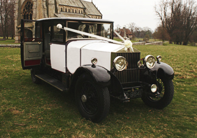 1929 Rolls Royce wedding car for hire in North Yorkshire