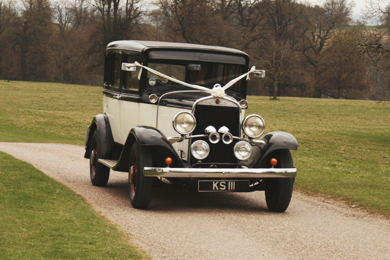 1930 Chrysler wedding car at Ripon, North Yorkshire