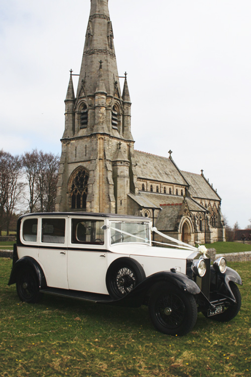 Ripon, North Yorkshire vintage 1933 Rolls Royce wedding car