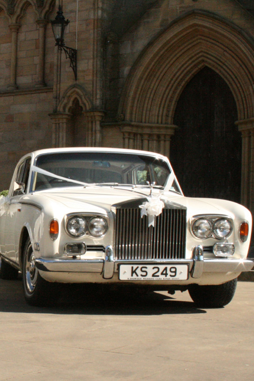 1972 Rolls Royce Silver Shadow for hire as a wedding car