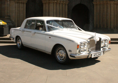 1972 Rolls Royce Silver Shadow wedding car for hire in North Yorkshire